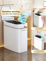 Joybos smart trash can N30 sensor switch rechargeable automatic packaging Automatic bagging office home kitchen bathroom living room - Image 5