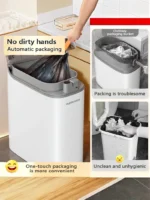 Joybos smart trash can N30 sensor switch rechargeable automatic packaging Automatic bagging office home kitchen bathroom living room - Image 6